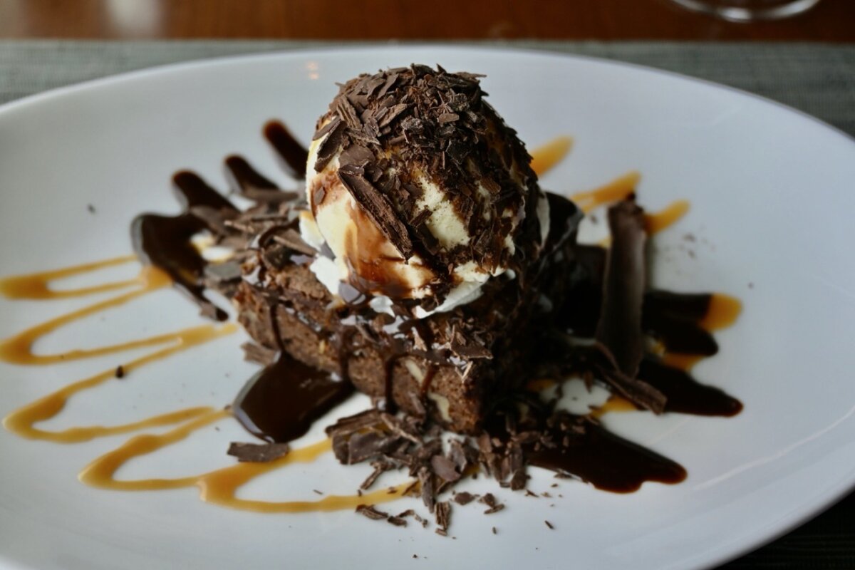 Brownie at Fine Cut Steakhouse