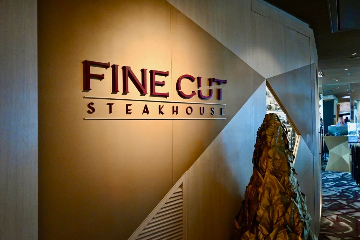 Fine Cut Steakhouse on Celebrity Edge