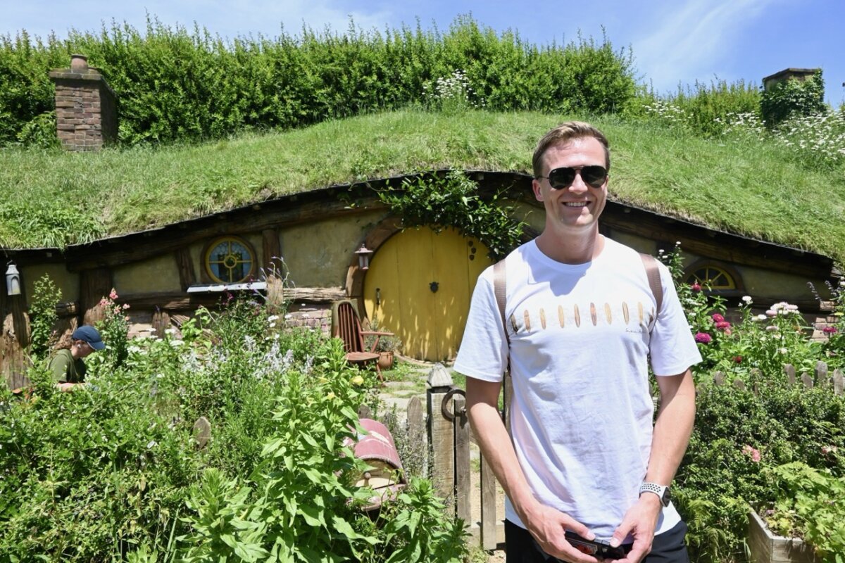 A Hobbit's home in Hobbiton
