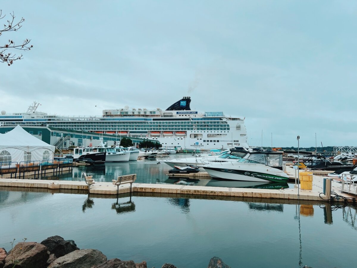 Norwegian Jade docked in Charlottetown, Prince Edward Island