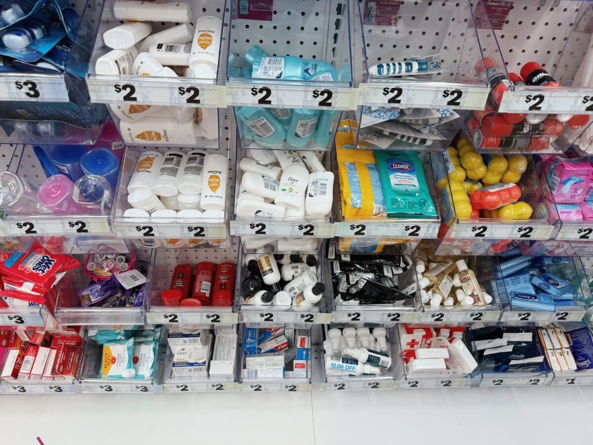 Travel-Size products at Five Below