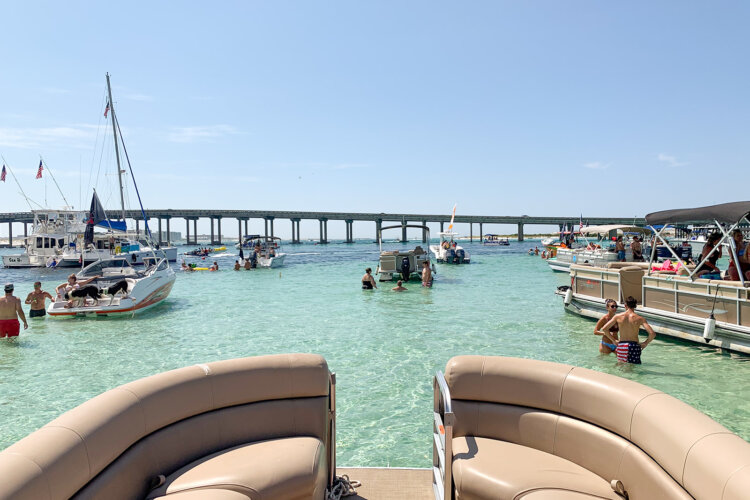 Crab Island in Destin, Florida
