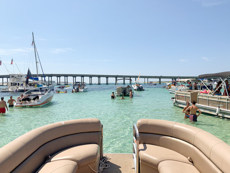 Crab Island in Destin, Florida