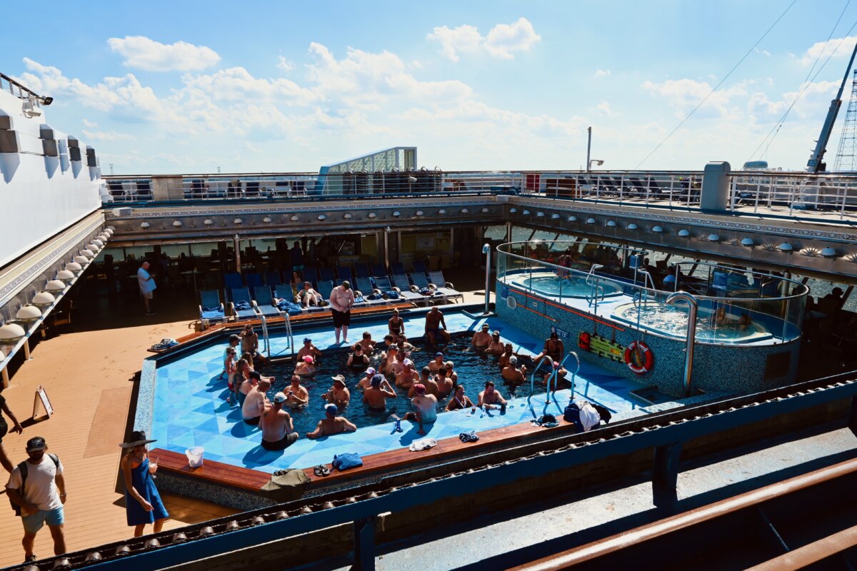 Carnival Valor Pool Deck