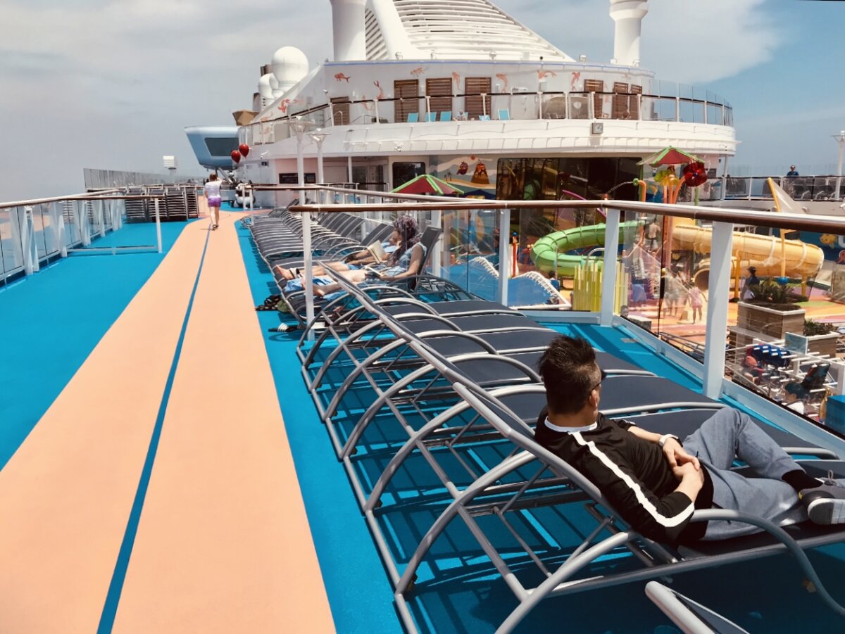 Pool Deck on Spectrum of the Seas