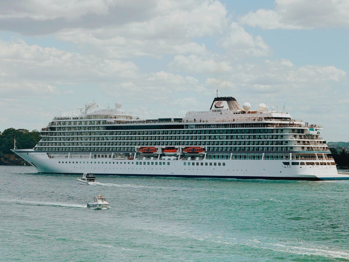 Viking Orion cruise ship in Sydney