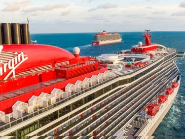 Virgin Voyages at sea