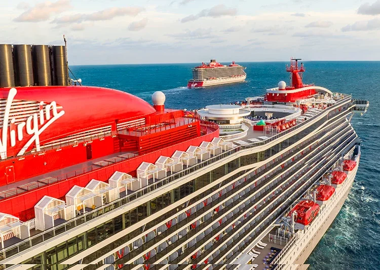 Virgin Voyages at sea