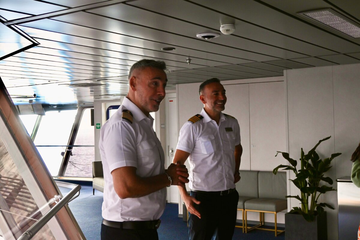 Cruise Ship Captains on Celebrity Ascent