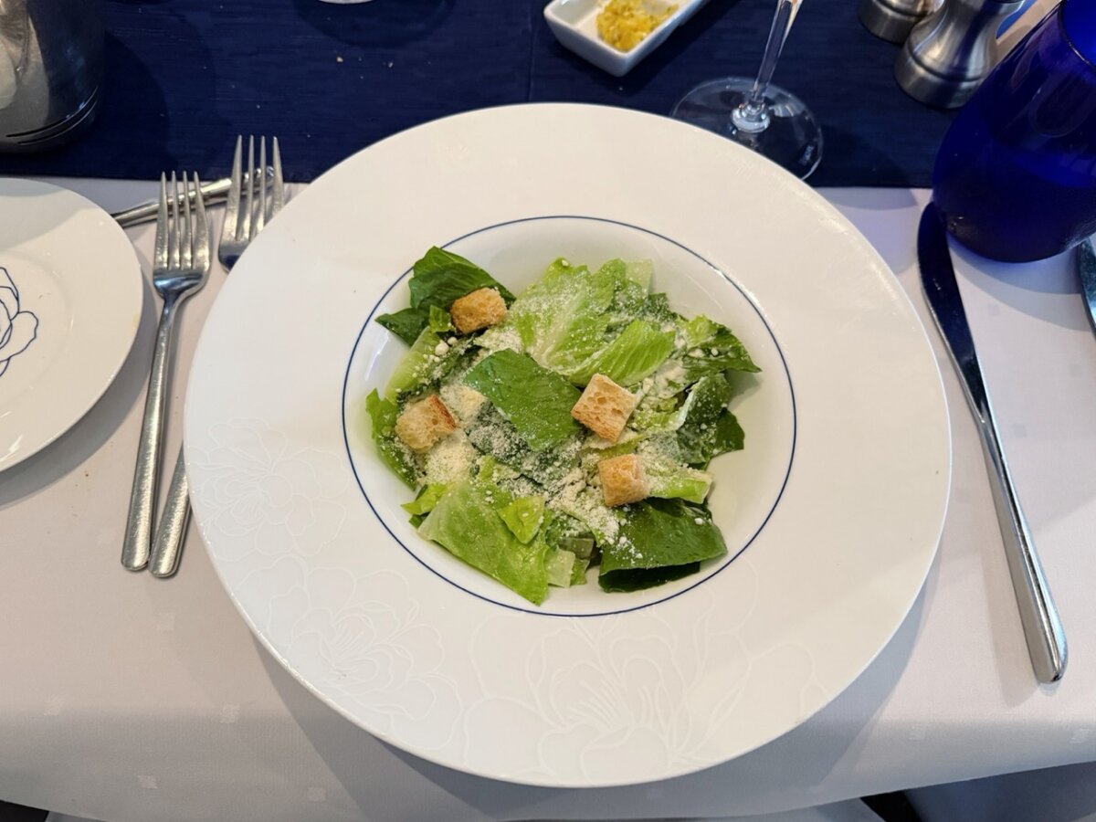 Salad at Blu Restaurant on Celebrity Cruises
