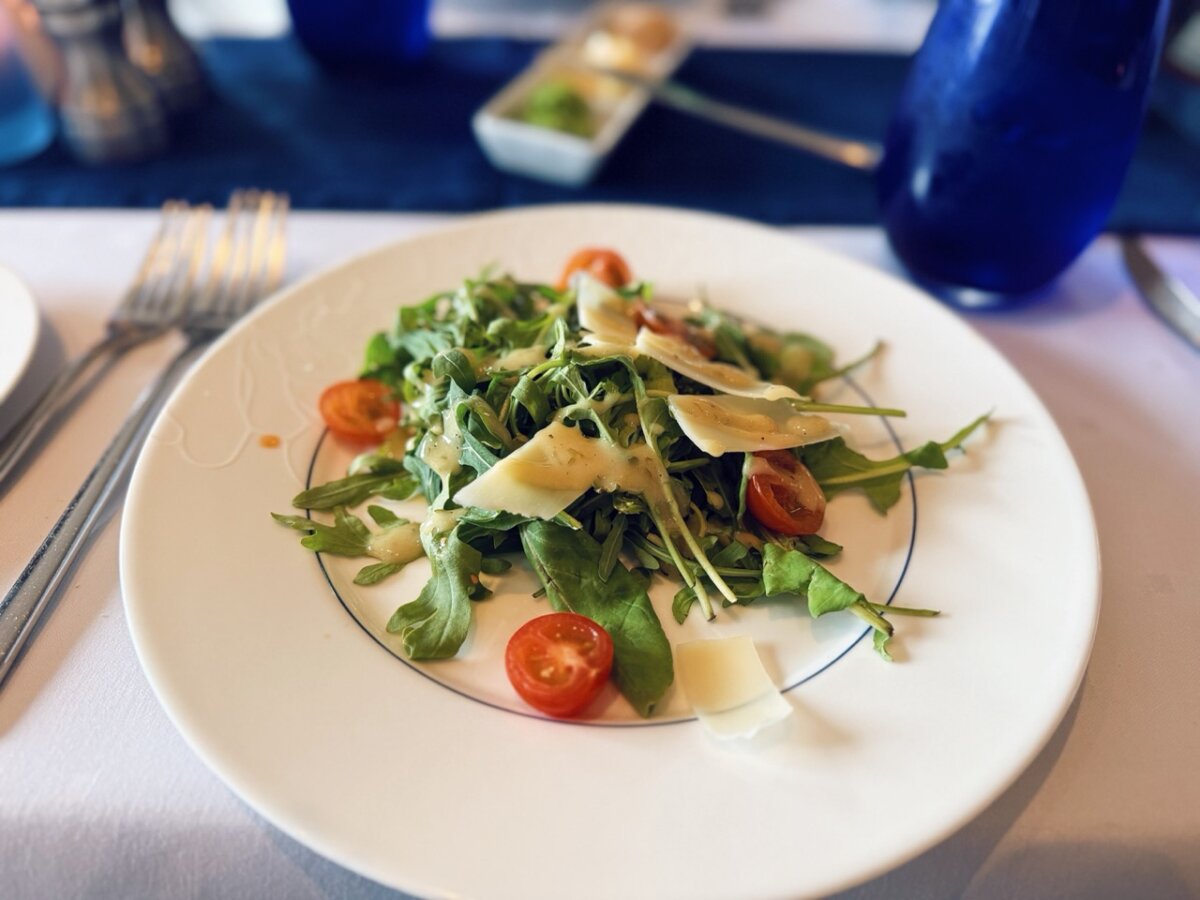 Salad at Blu Restaurant on Celebrity Cruises