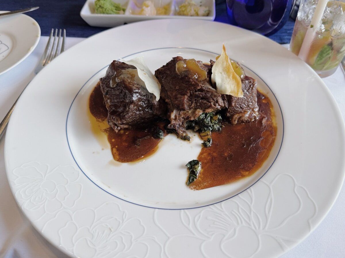 Veal at Blu Restaurant on Celebrity Cruises