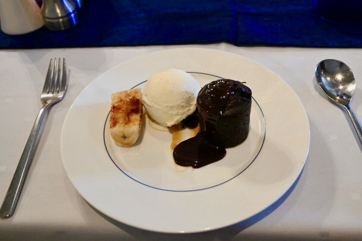 Lava Cake at Blu Restaurant on Celebrity Cruises
