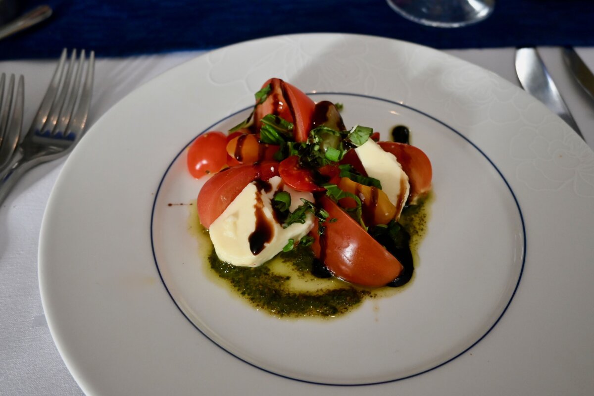 Celebrity Cruises' AquaClass Blu Restaurant Salad