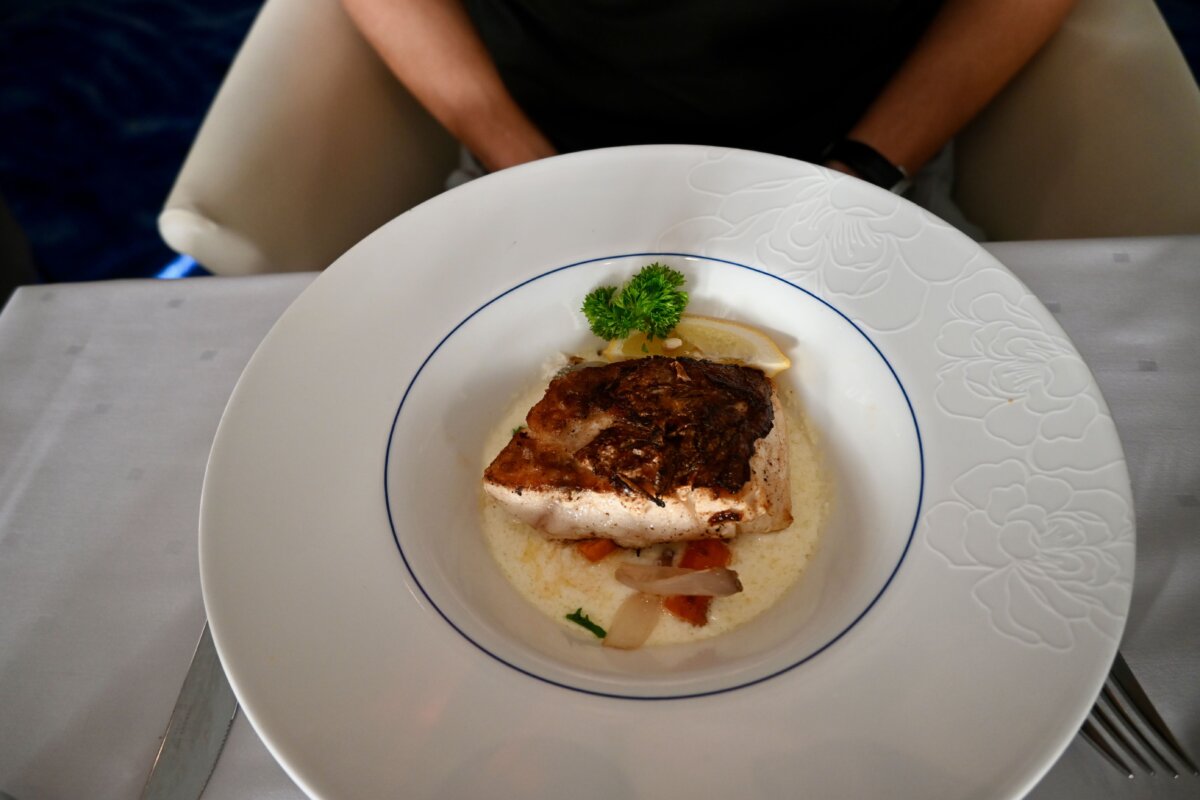 Celebrity Cruises' AquaClass Blu Restaurant Food