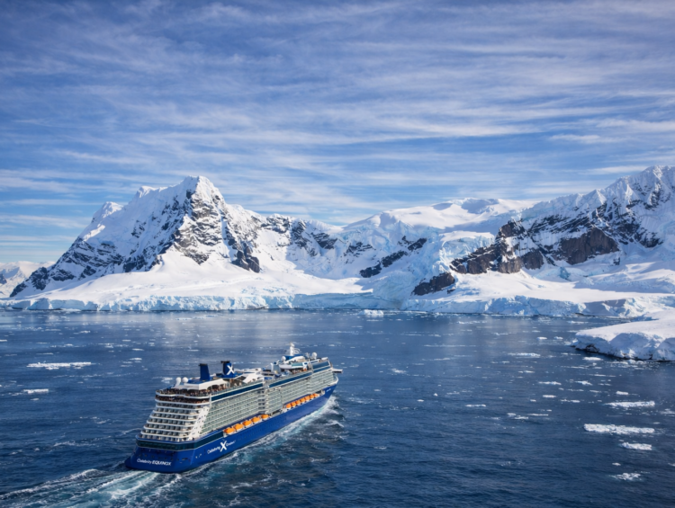 Celebrity Equinox in Antarctica