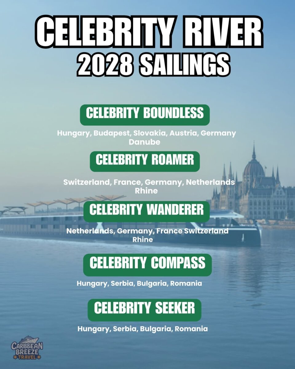 Celebrity River Cruises 2028