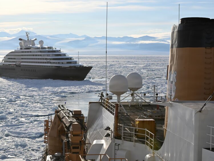 Scenic Eclipse II Cruise Ship Stuck in Antarctica Ice