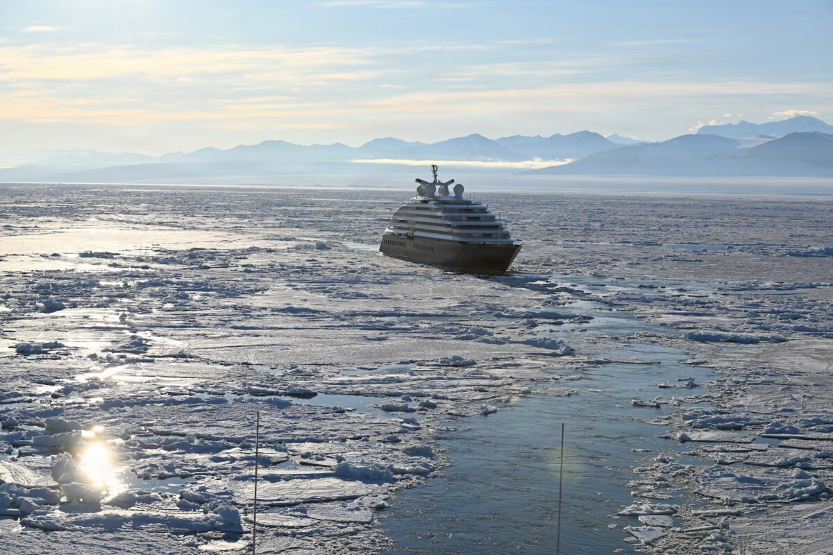 Scenic Eclipse II Cruise Ship Stuck in Antarctica Ice