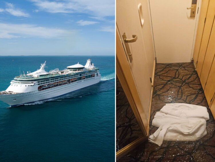 Enchantment of the Seas broken window and flooding on Jan 31