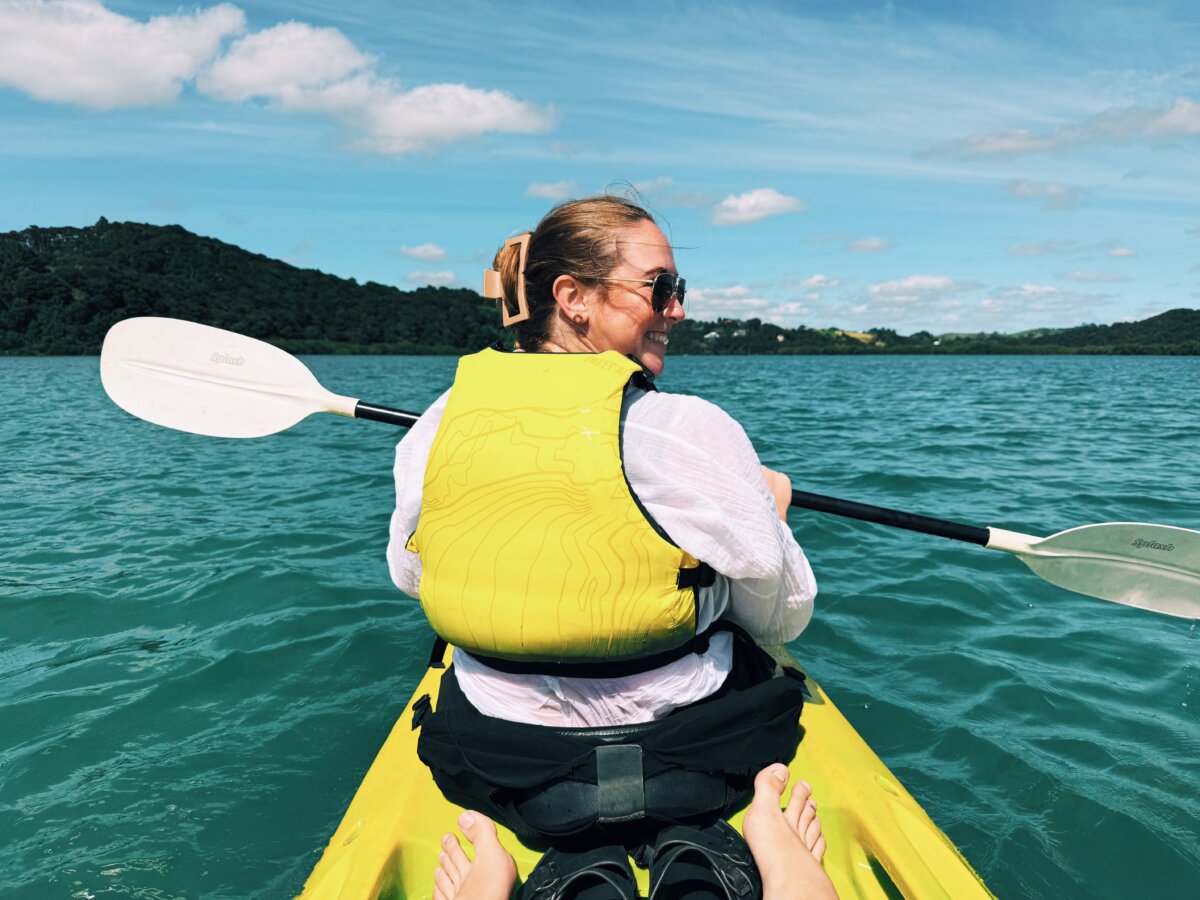 Kayaking in Bay of Islands, New Zealand