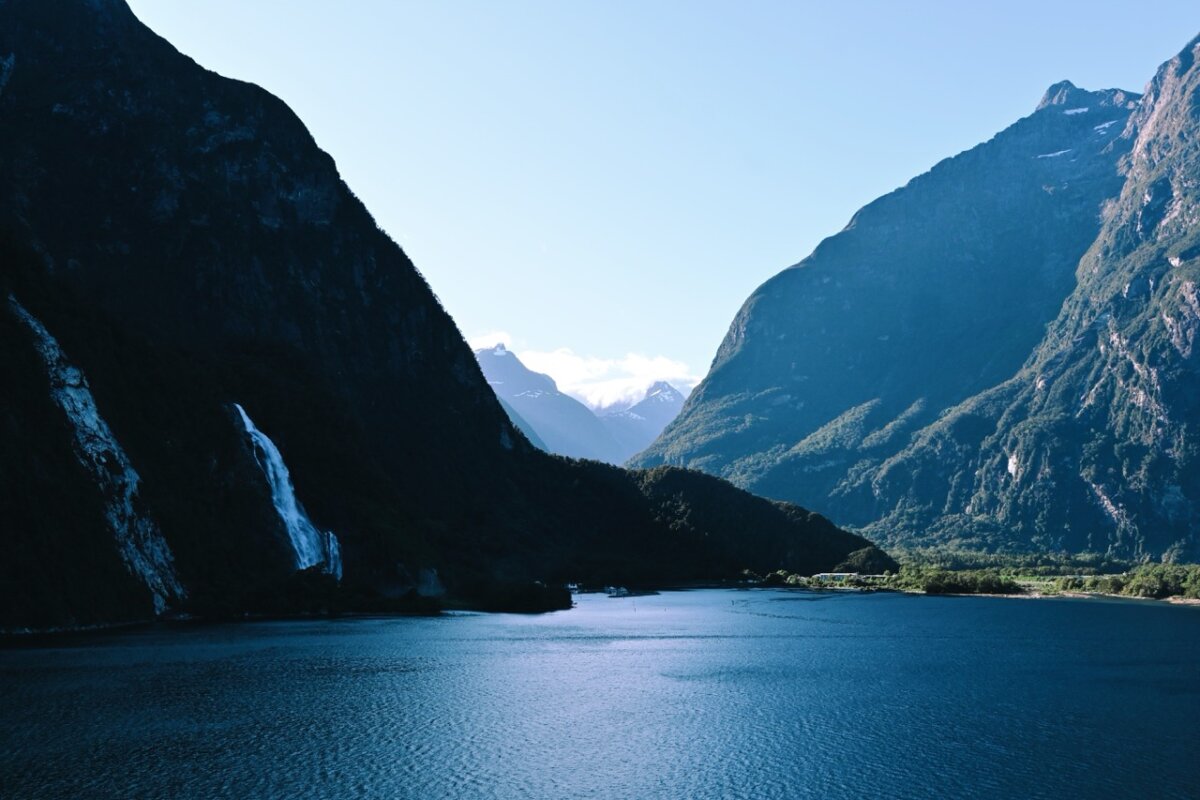 Cruising through Fiordland, New Zealand