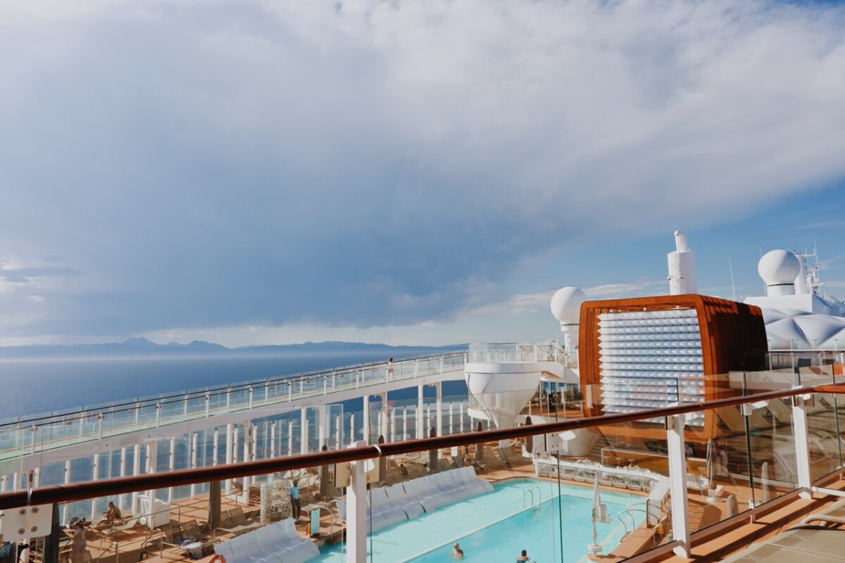 Celebrity Edge walking path