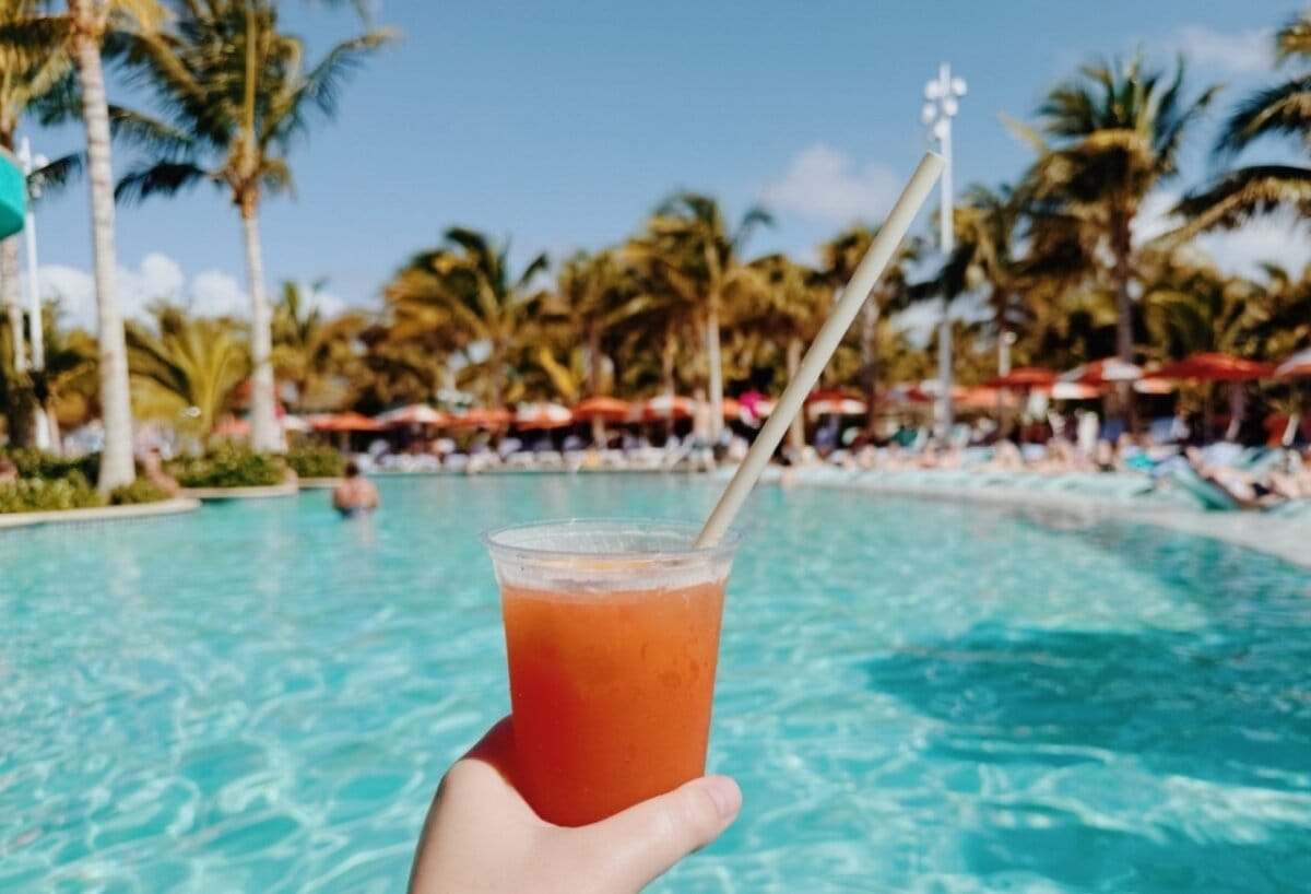 Cocktail at Royal Caribbean's Hideaway Beach
