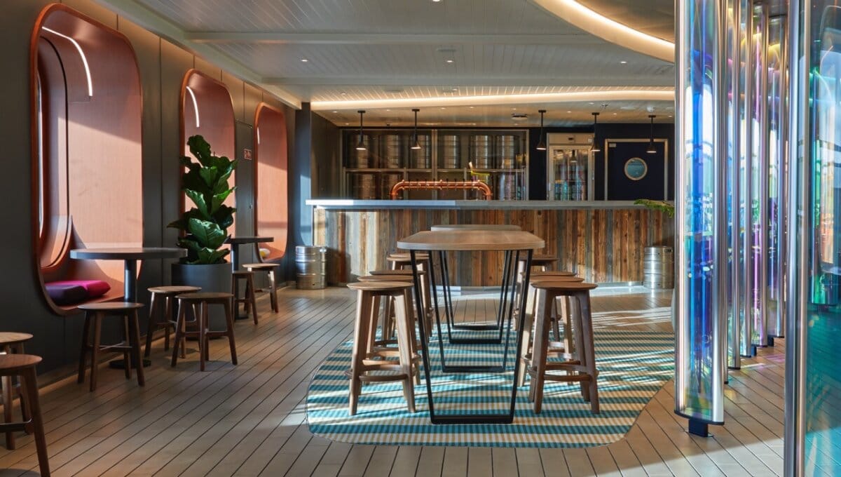 Virgin Voyages Draught Haus Bar