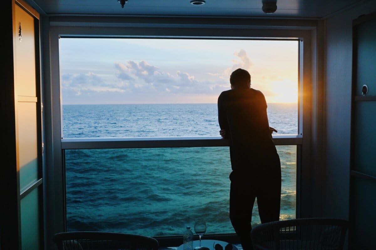 Celebrity Edge Infinite Veranda sunset