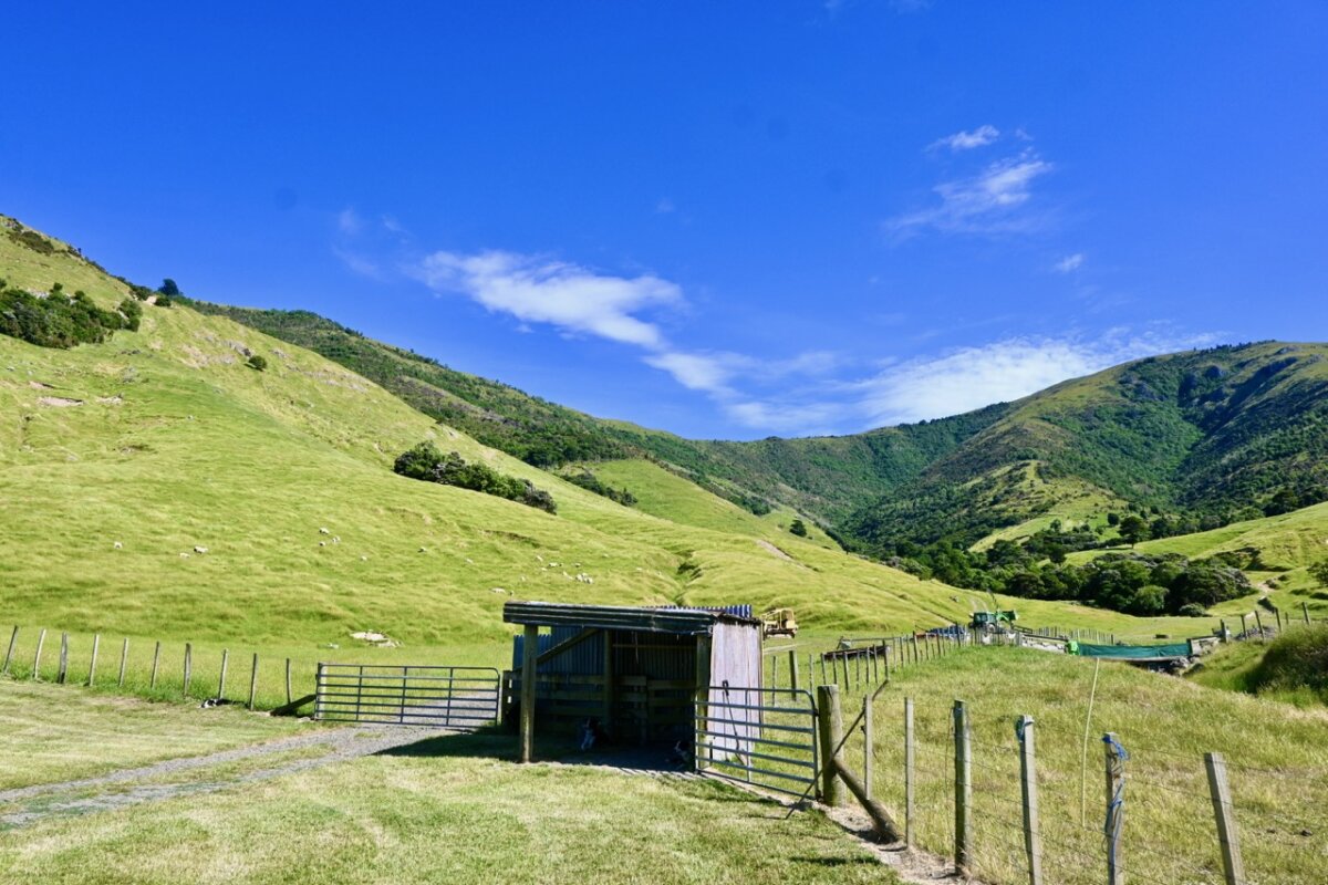 Christchurch Mountains in New Zealand