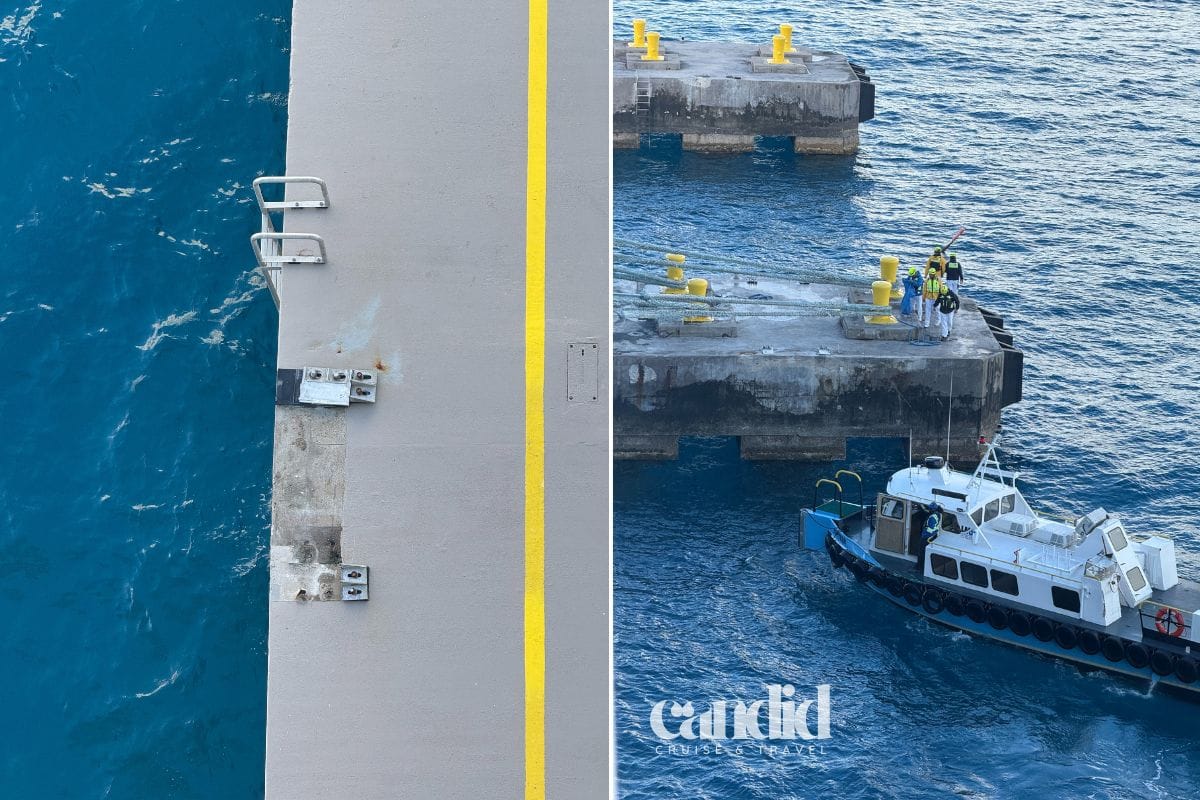 CocoCat Pier Damage Catwalk and Boat