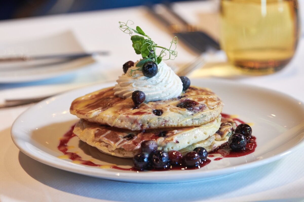 Holland America pancakes for breakfast