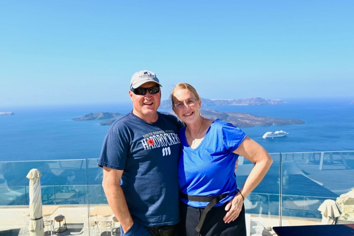Cruise outfit ideas for October Mediterranean - Santorini