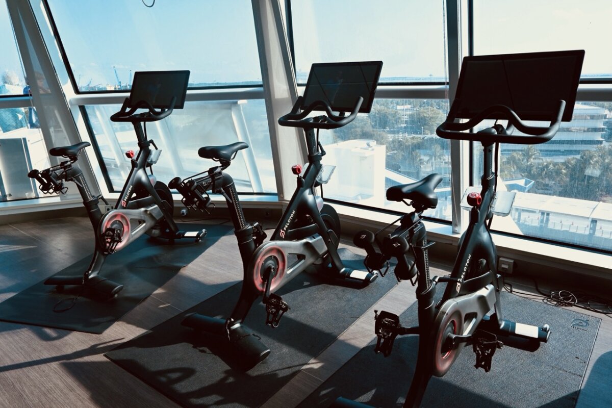 Celebrity Cruise Gym Bikes