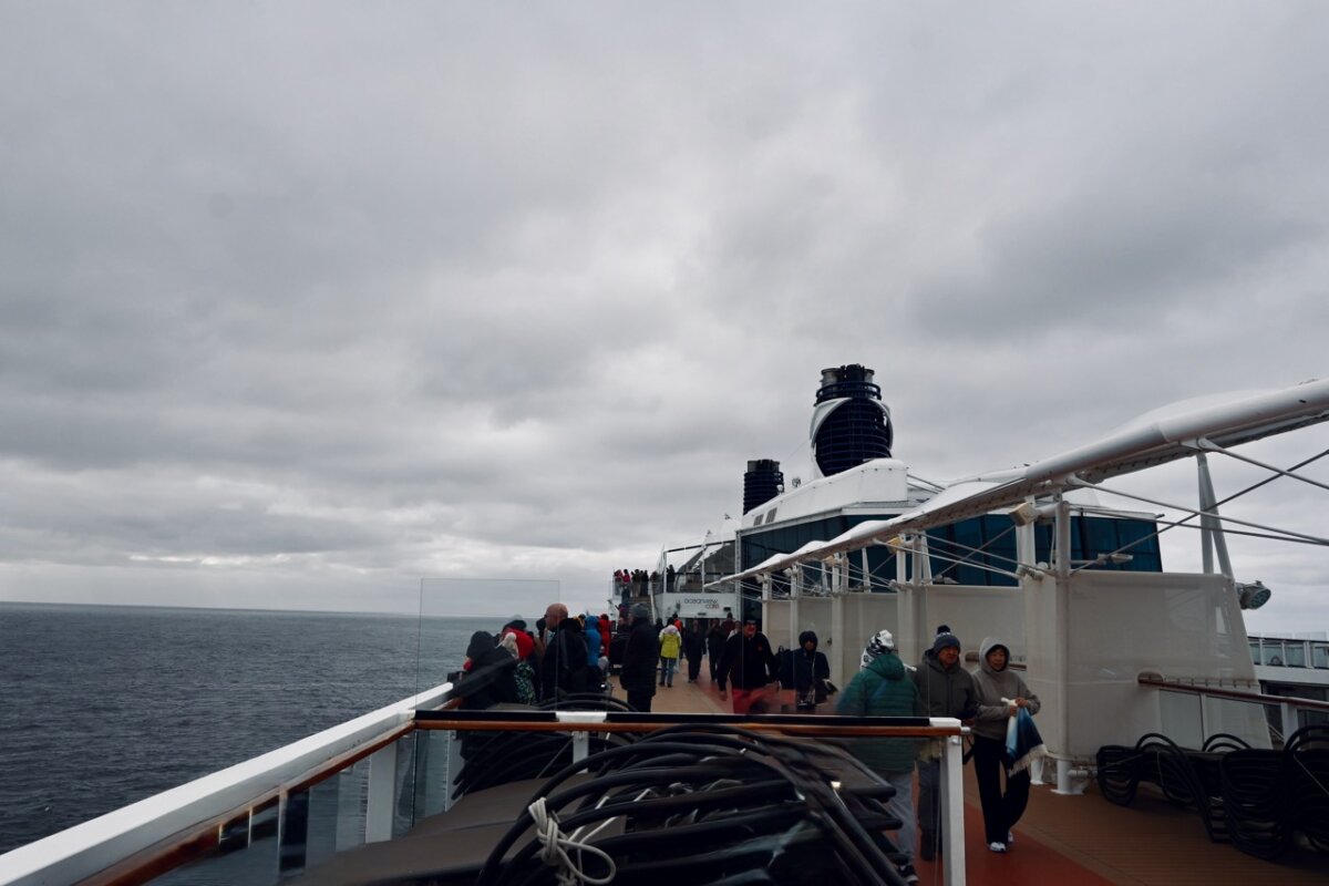 Bad weather on South America cruise