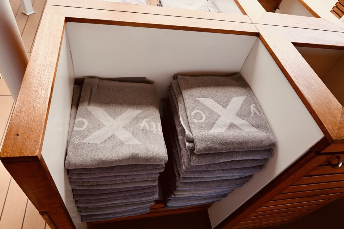 Celebrity Cruises pool towels