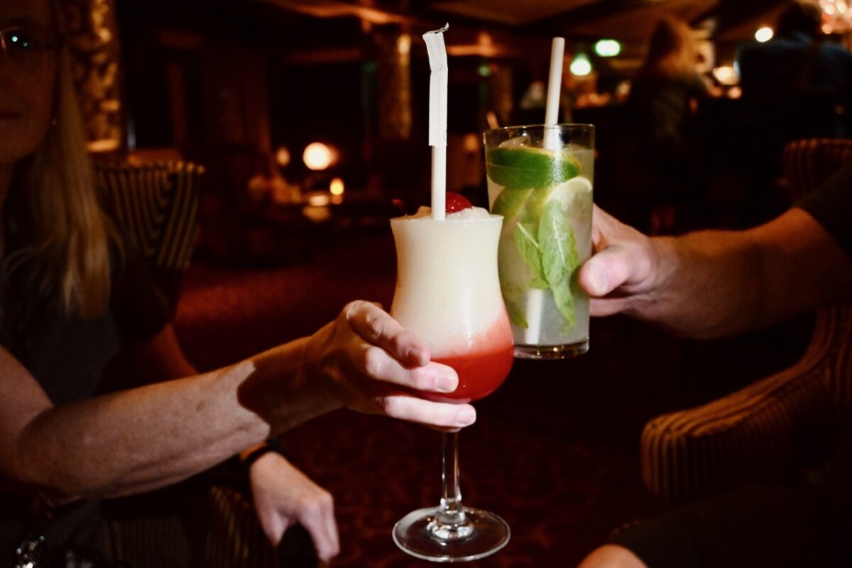 Celebrity Equinox Cocktails Pina Colada and Mojito