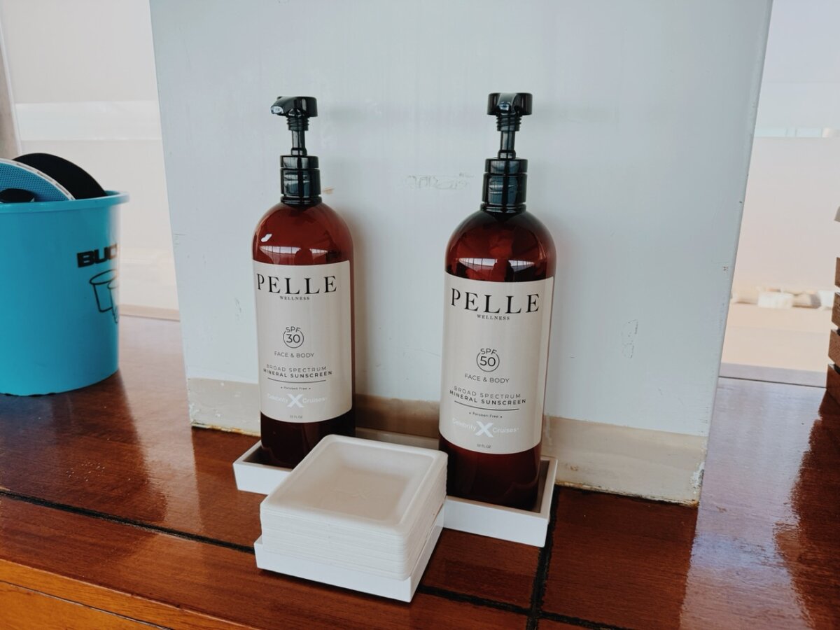Complimentary Sunscreen on Celebrity Cruises