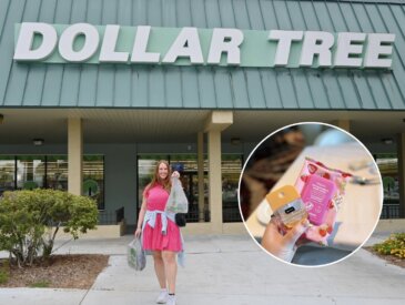 Allie Hubers Shopping at Dollar Tree for Cruise Essentials