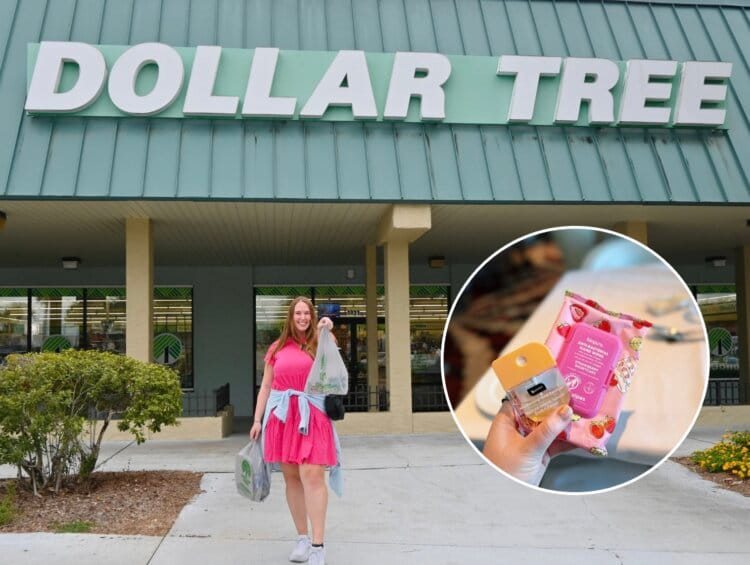 Allie Hubers Shopping at Dollar Tree for Cruise Essentials
