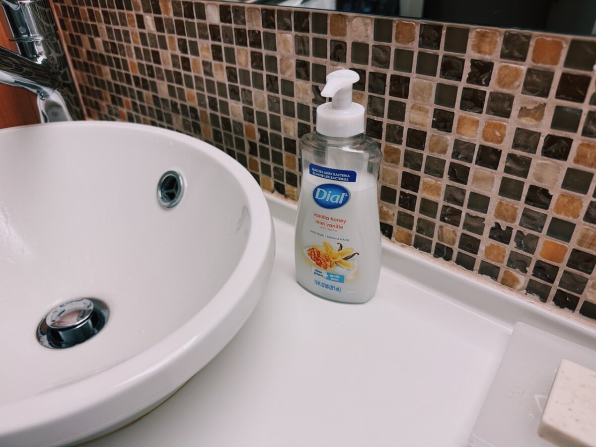 Dollar Tree Cruise Essentials hand soap