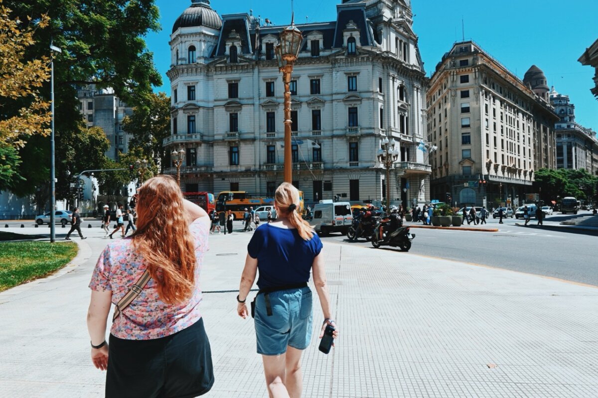 Exploring Buenos Aires, Argentina on foot