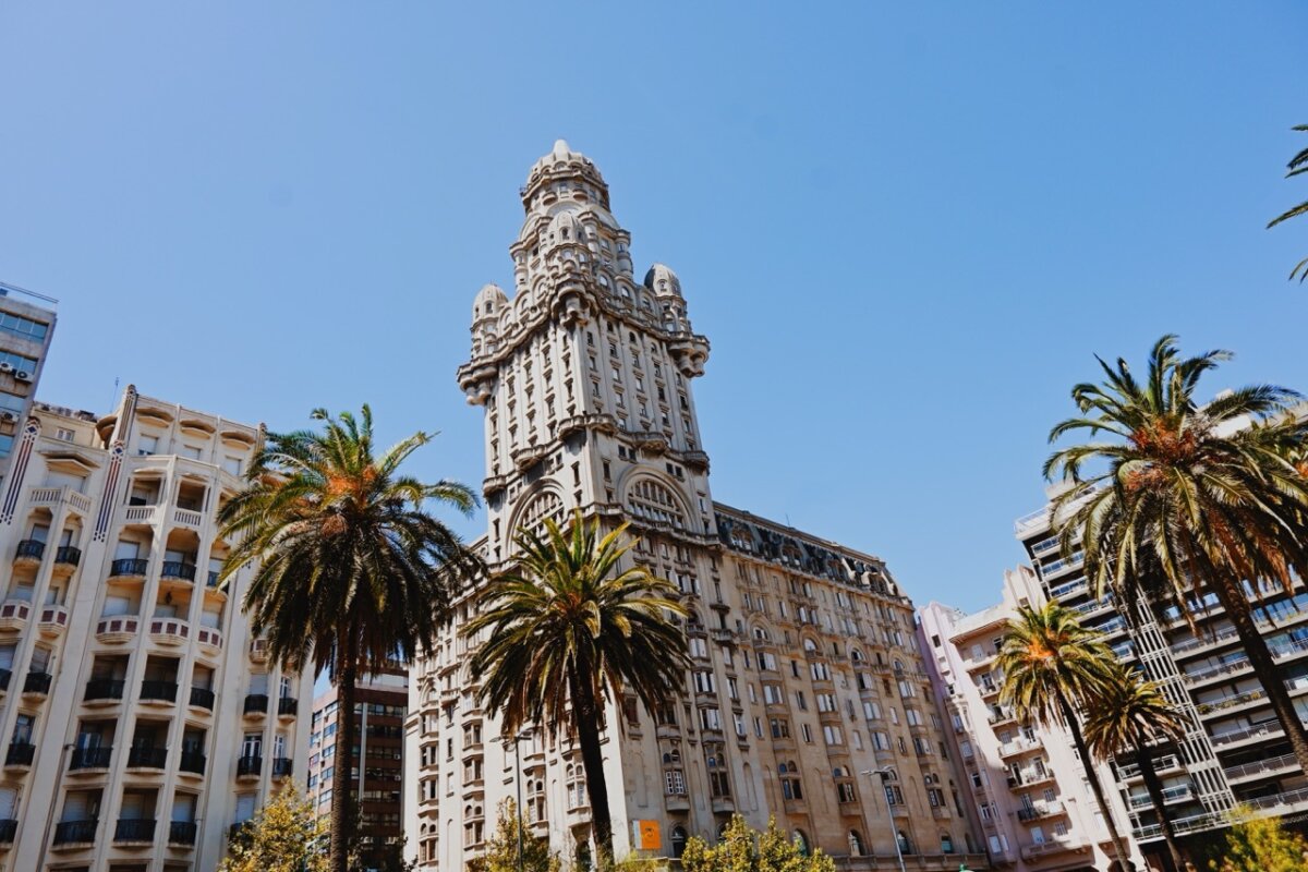Montevideo, Uruguay City Centre during Celebrity Cruise to Patagonia