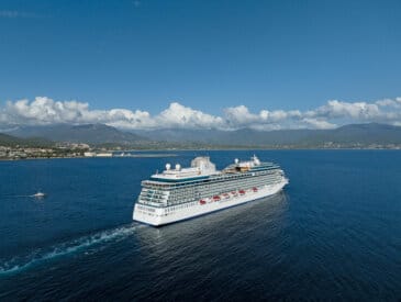 Oceania Vista cruise ship sailing at sea