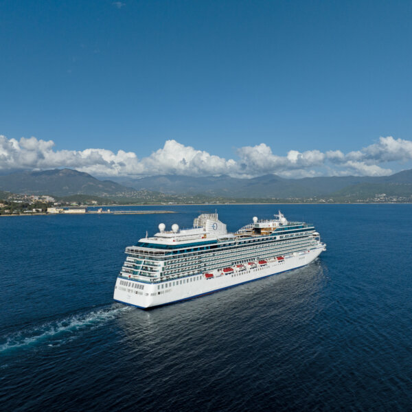 Oceania Vista cruise ship sailing at sea