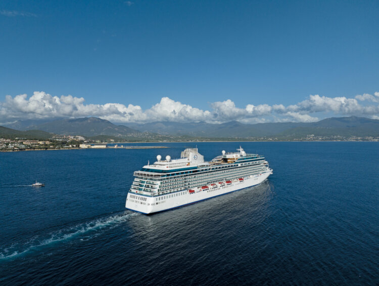 Oceania Vista cruise ship sailing at sea
