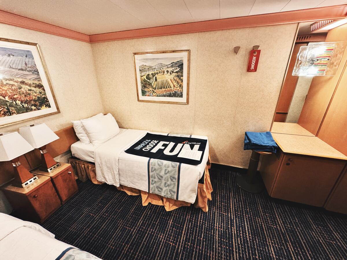 Carnival Valor Inside Cabin