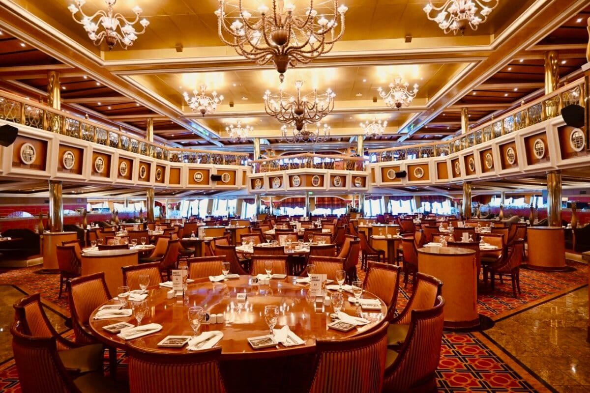 Carnival Valor Main Dining Room