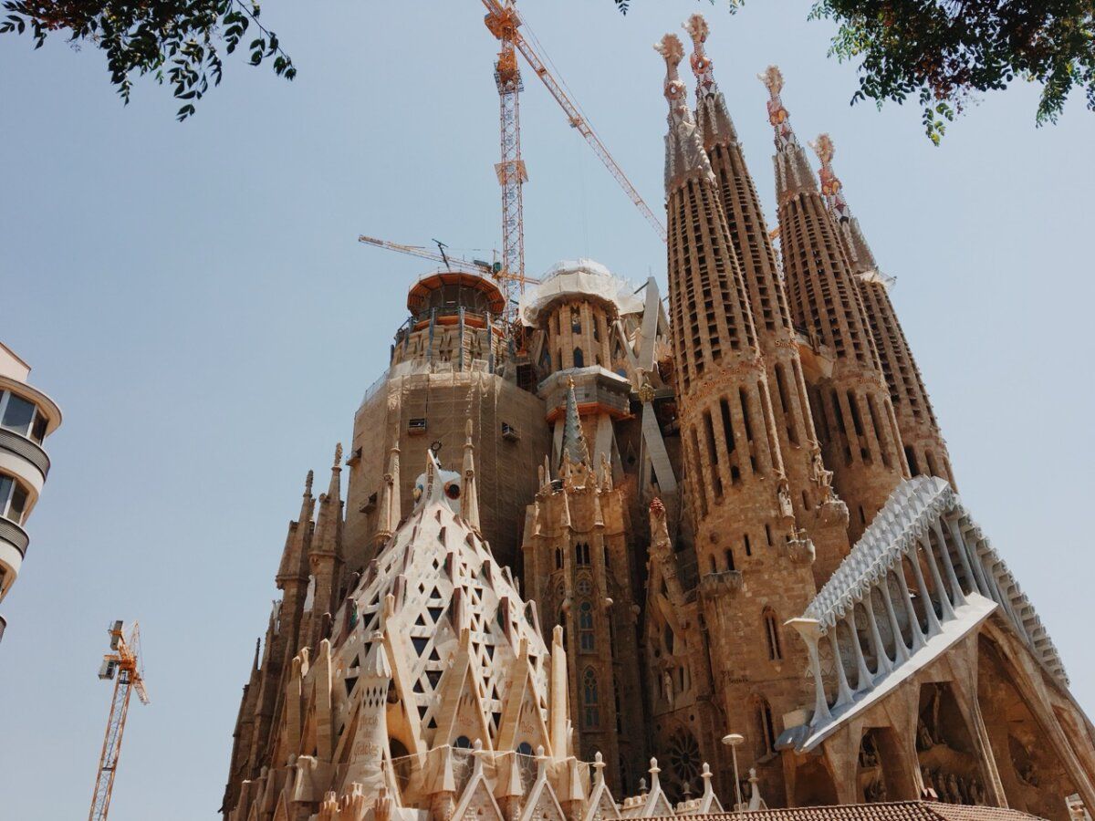 Barcelona Spain Sagrada Familia Church